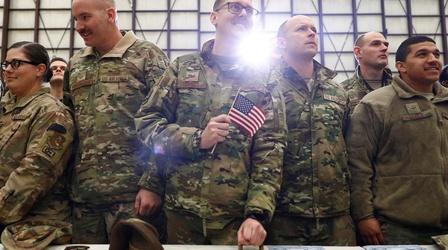 Video thumbnail: PBS NewsHour Biden to remove U.S. troops from Afghanistan by September