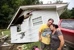 Thousands flee fires, flooding in California and Kentucky