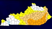 Latest Kentucky Drought Map