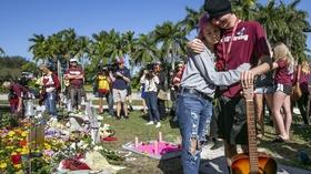 Video thumbnail: PBS NewsHour Parkland teacher calls arming school faculty 'asinine'