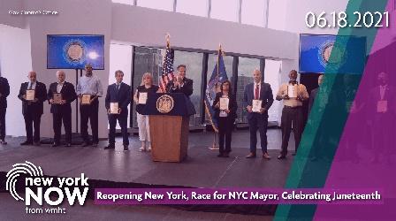 Video thumbnail: New York NOW New York Reopens, Race for NYC Mayor, Celebrating Juneteenth