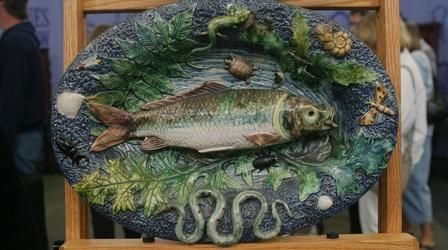 Video thumbnail: Antiques Roadshow Appraisal: Palissyware Fish Platter, ca. 1900