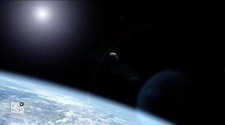 Video thumbnail: PBS NewsHour How to sample an asteroid's rocks, without landing on it
