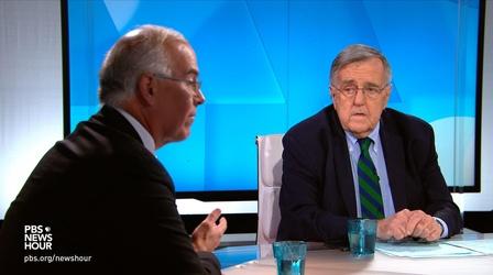 Video thumbnail: PBS NewsHour Shields and Brooks on Trump’s Supreme Court politics