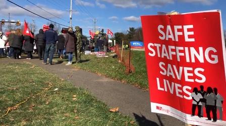 Video thumbnail: PBS39 News Reports ST. MARY NURSES STRIKE