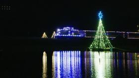 Video thumbnail: NC Weekend Enchanted Airlie and Denton Holiday Train