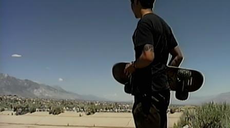 Video thumbnail: Artbound Why Giant Robot Skateboarded at Manzanar