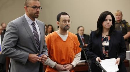 Video thumbnail: PBS NewsHour News Wrap: Nassar pleads guilty to sexual assault