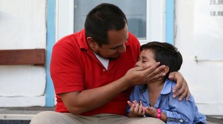 Video thumbnail: PBS NewsHour Deadline to reunite migrant kids with families is in 12 days