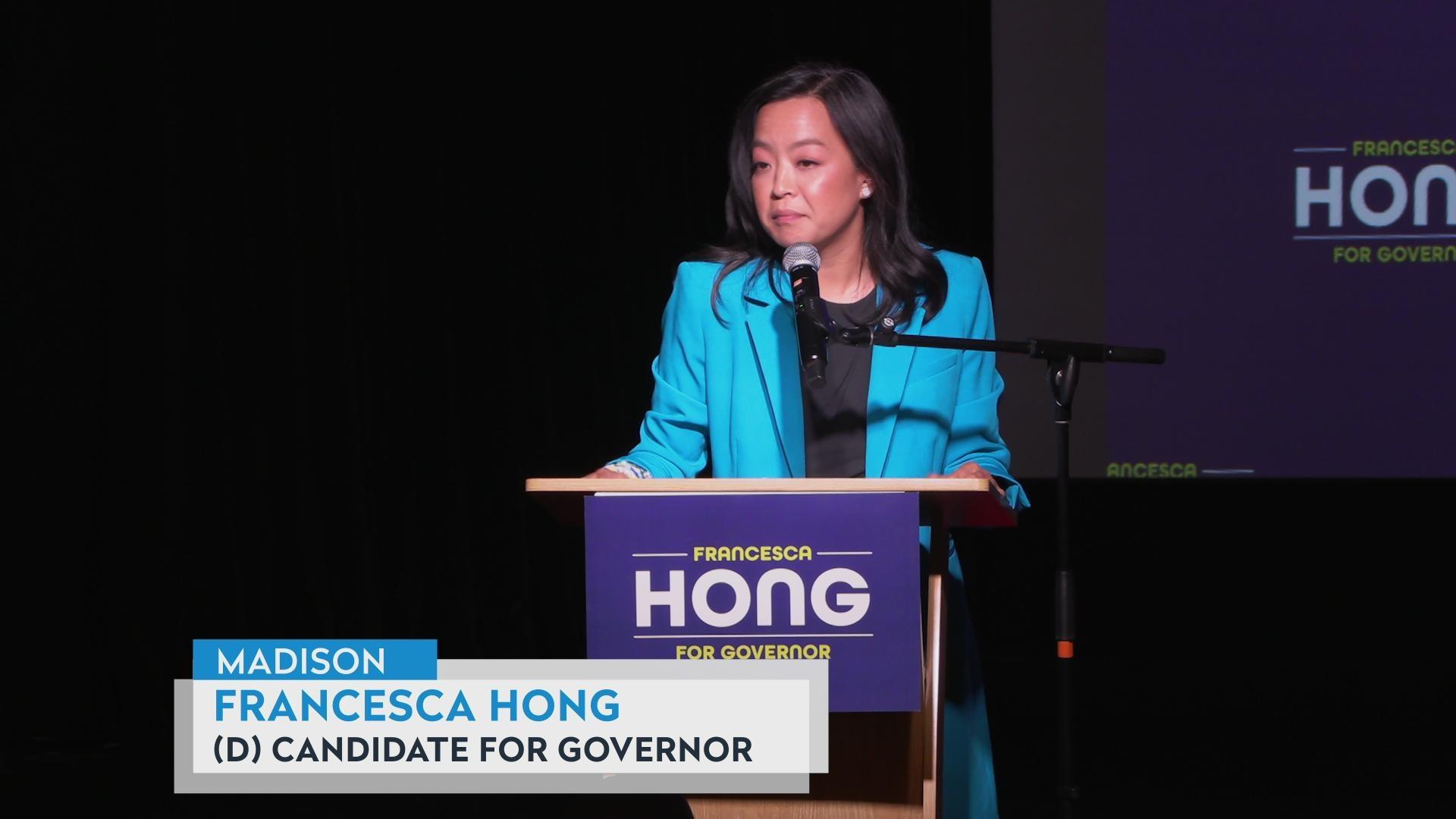 Francesca Hong on her 2026 campaign for Wisconsin governor Francesca Hong on her 2026 campaign for Wisconsin governor