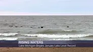 Lake Michigan’s Water Level Breaks 30-Year Monthly Record