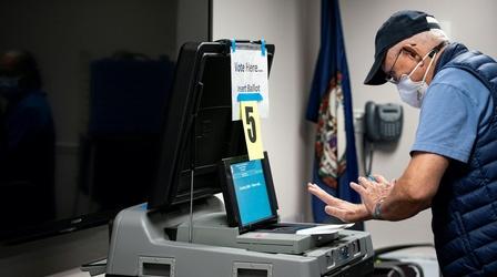 Video thumbnail: PBS NewsHour News Wrap: Va. online voter registration down on final day