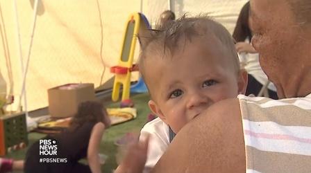 Video thumbnail: PBS NewsHour Campsites in San Diego are providing shelter for homeless
