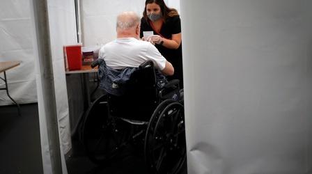 Video thumbnail: PBS NewsHour White House encourages elderly to get COVID booster shots