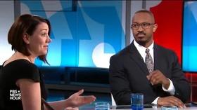Video thumbnail: PBS NewsHour Tamara Keith and Joshua Johnson on Trump's economy, gun laws