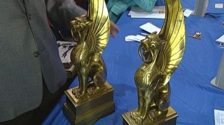 Video thumbnail: Antiques Roadshow Appraisal: Fireplace Andirons, ca. 1880