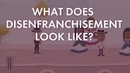 What Does Disenfranchisement Look Like?