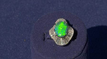 Video thumbnail: Antiques Roadshow Appraisal: Black Opal Ring, ca. 1970