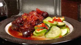 Ribeye Steak with Cherry Steak Sauce