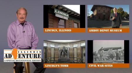 Video thumbnail: Illinois Adventure S20 E08: Illinois - Lincoln and Civil War Sites