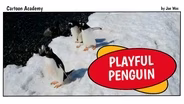 Winter Wonderland: Playful Penguin