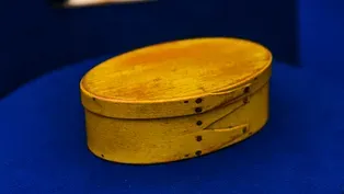 Appraisal: Shaker-signed Box with Note, ca. 1850