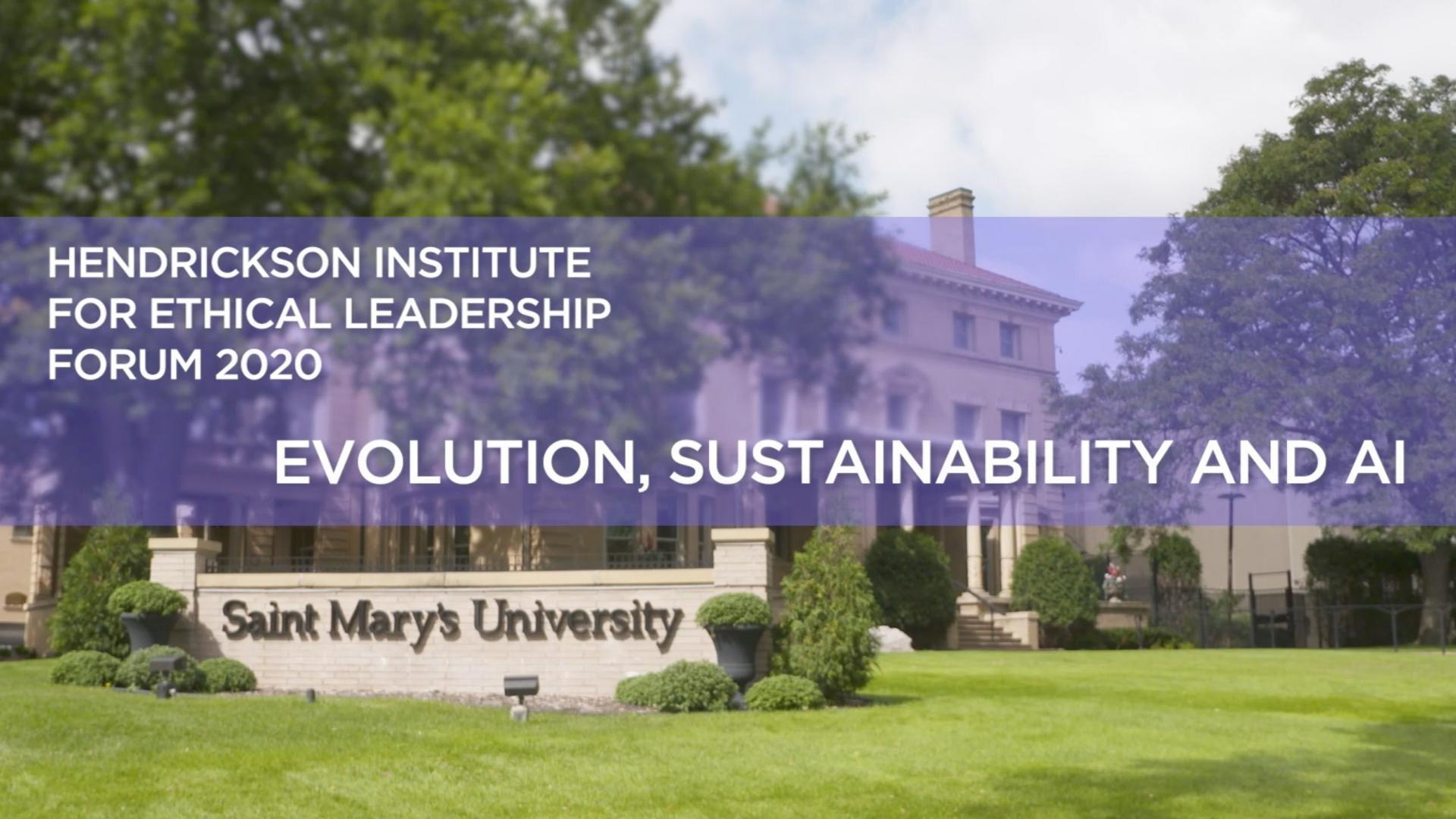 Evolution, Sustainability and AI