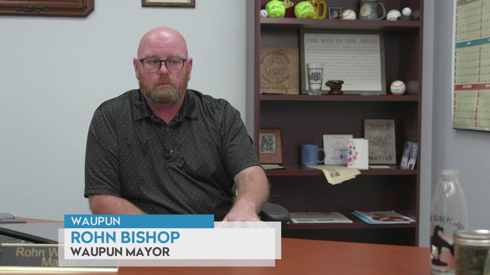 Mayor Rohn Bishop on corrections officer jobs in Waupun
