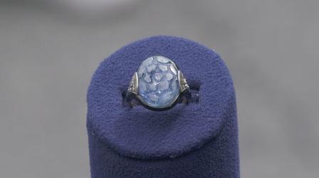 Video thumbnail: Antiques Roadshow Appraisal: Cartier Carved Sapphire Ring, ca. 1925
