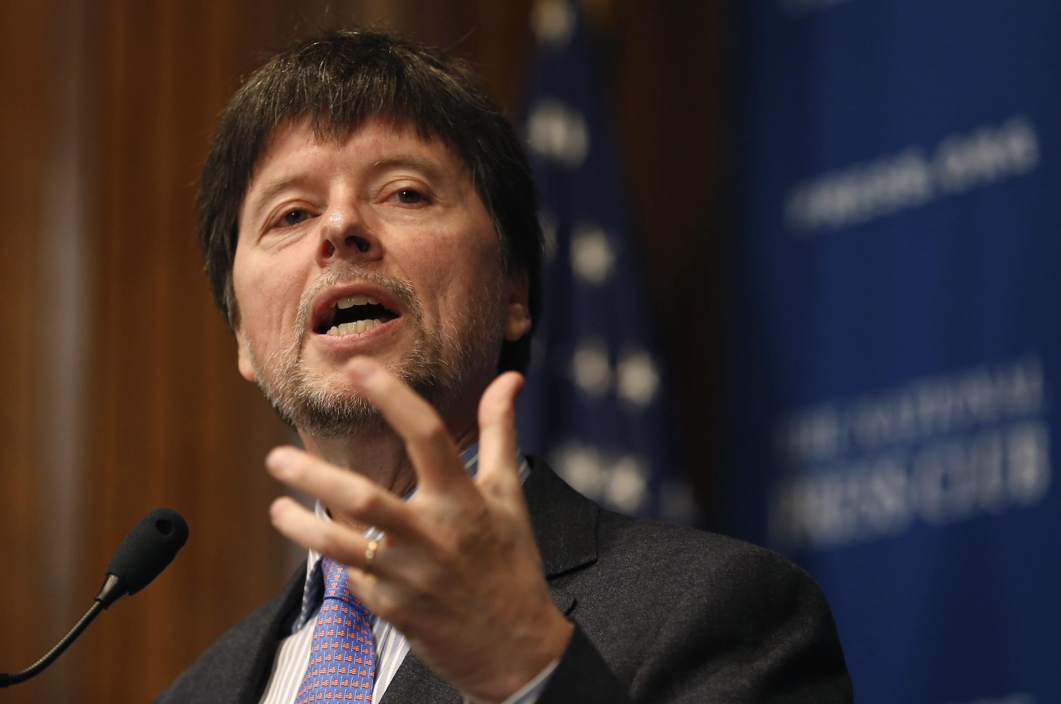Ken Burns calls public media funding cuts 'shortsighted,' but vows 'we will continue'