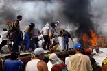 Violence at the Venezuelan border, humanitarian aid blocked