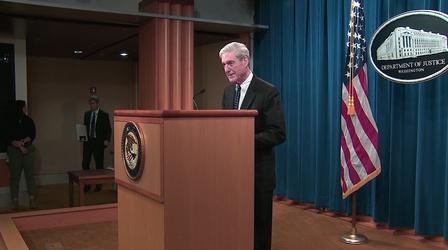 Special counsel Robert Mueller speaks out