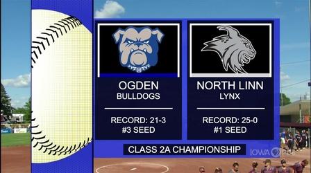Video thumbnail: Iowa PBS Presents (2A) 2020 IGHSAU Girls State Softball Championships