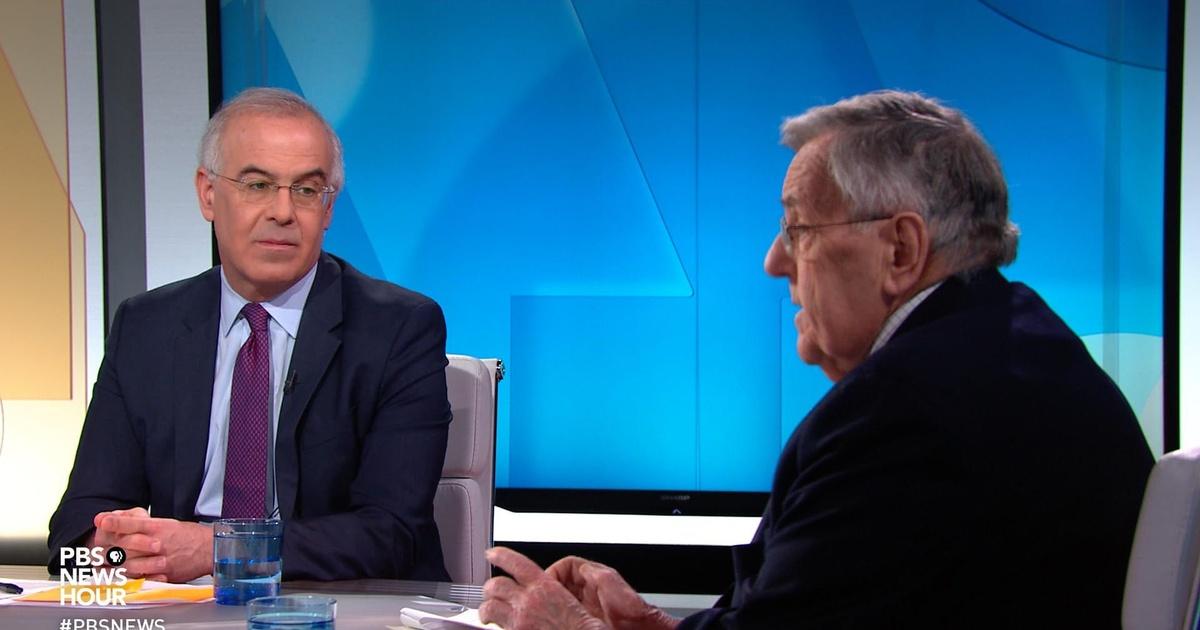 PBS NewsHour Shields and Brooks on Trump's emergency