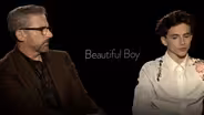 Steve Carrell and Timothée Chalamet for "Beautiful Boy"