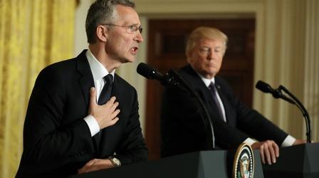 Video thumbnail: PBS NewsHour NATO chief on how to prevent Russian tensions from spiraling