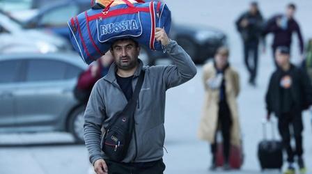 Video thumbnail: PBS NewsHour News Wrap: Military-age men fleeing Russia over call-ups