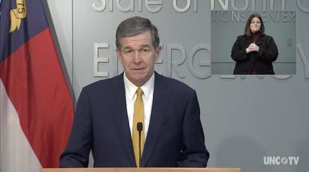 Video thumbnail: NC Emergency Management and Weather 01/06/21: Coronavirus Briefing (English)