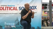 Booker joins the crowd at Iowa State Fair