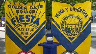 Appraisal: Golden Gate Bridge Banners, ca. 1937