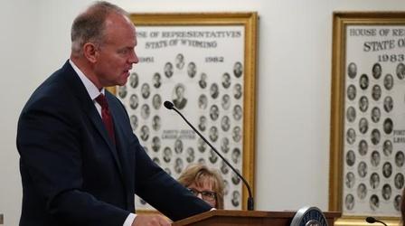Video thumbnail: Wyoming Politics 2018 State of the State Address (Wyoming)