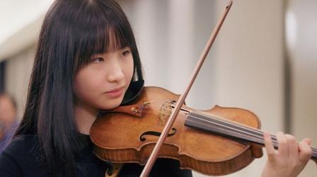 Video thumbnail: Great Performances Chloe Chua & Scott Yoo Perform the Ling Ling Violin Workout