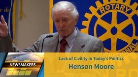 Video thumbnail: Newsmakers Lack of Civility in Today's Politics | Henson Moore|04/24/19