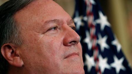 Video thumbnail: PBS NewsHour News Wrap: Pompeo sworn in as secretary of state