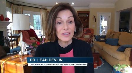 Video thumbnail: COVID Uncovered Dr. Leah Devlin explains the COVID-19 vaccine shortage