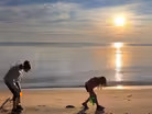 Fossil hunts yield giant shark tooth and dinosaur footprint