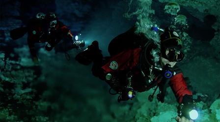 Video thumbnail: Wonders of Mexico Cave Divers Explore the Yucatan’s Underwater World