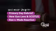 Primary Day, New NY Gun Laws, Roe v Wade