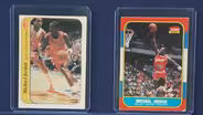 Appraisal: 1986 Fleer Michael Jordan Sticker & Rookie Card
