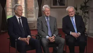 EXCLUSIVE: Bill Clinton, Tony Blair and Bertie Ahern
